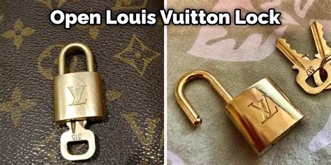 where does Louis Vuitton lock go